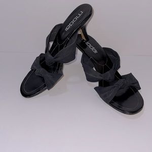 High Heel Backless Sandals.